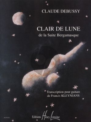 Debussy Clair de Lune pour Guitare (Transcription Francis Kleynjans)