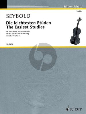 Die Leichtesten Etuden fur den ersten Violin-Unterricht Vol.1
