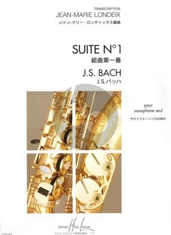 Bach Suite No.1 Alto Saxophone (orig. Violonc.) (Londeix)