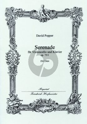 Popper Serenade Op.75 No.1 Violoncello-Klavier