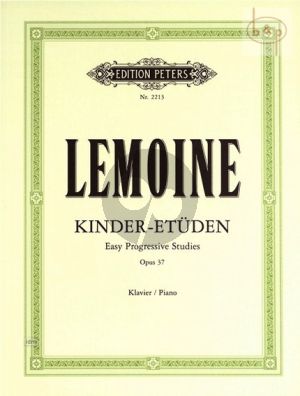 Kinder Etuden - Etudes Enfantines Op.37 Piano