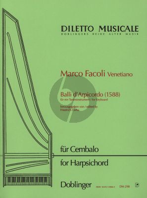 Facoli Balli d'Arpicordo für Tasteninstrumente (1588) (Friedrich Cerha)