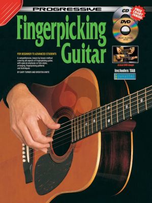 Turner-White Progressive Fingerpicking Guitar (Bk-CD-DVD)