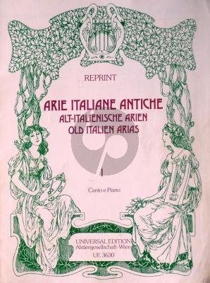 Alt Italienische Arien Vol.1 Sopran-Klavier