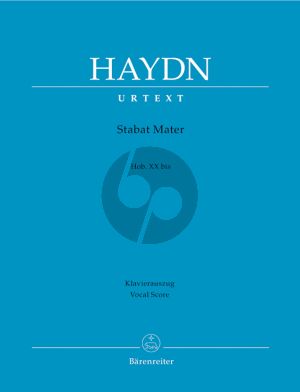 Haydn Stabat Mater Hob.XX:bis Soli-Choir-Orch. (Vocal Score) (edited by Marianne Helms and Fred Stoltzfus)