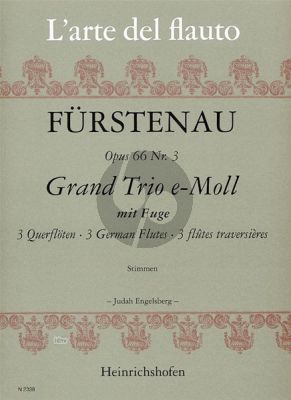 Grand Trio e-moll mit Fugue Op. 66 No. 3 3 Flöten