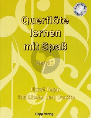 Rapp Querflote lernen mit Spass Vol.2 (Buch-Cd)