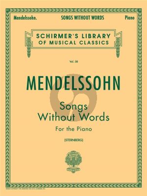 Mendelssohn Songs without Words Piano solo (Constantin Von Sternberg)