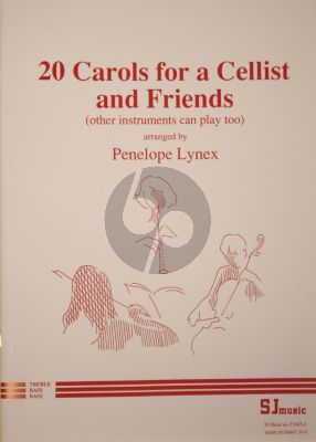 Lynex 20 Carols for a Cellist & Friends 2 Cellos with optional vocal line