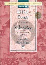 10 Folk Songs for Solo Voice (Med.Low)