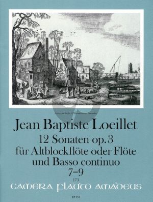 Loeillet 12 Sonaten Op. 3 Vol. 3 No. 7 - 9 Altblockflöte (Flöte/Oboe) und Bc (Yvonne Morgan) (Continuo von Wolfgang Kostujak)