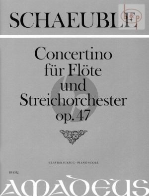 Concertino Op.47 (1962) (Flute-String Orch.)
