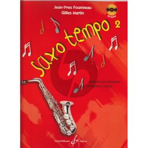 Fourmeau Gilles Saxo Tempo Vol.2 (Method for Beginners) (Bk-Cd) (with Piano Accompaniment)