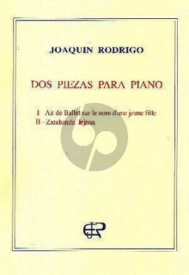 Rodrigo 2 Piezas para Piano
