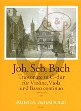 Trio Sonate C-dur BWV 529 fur Violine, Viola und Klavier
