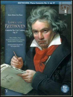 Beethoven Piano Concerto No.3 Op.37 c-minor (Bk- 2 Cd Set with Slower Tempo Practice Version) (MMO) (Pianist Milena Mollova)