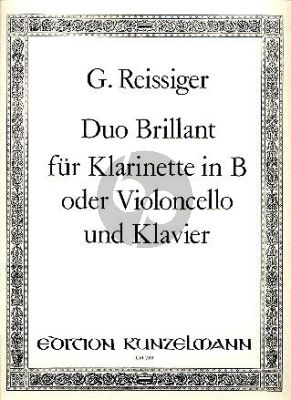 Reissiger Duo Brillant Op.130 Clarinet[Violonc.]-Klavier