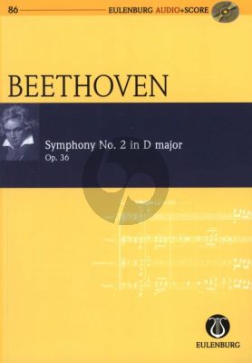 Beethoven Symphony No. 2 D-major Op. 36 (Study Score with Audio CD) (Richard Clarke)