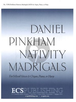 Pinkham Nativity Madrigals SATB