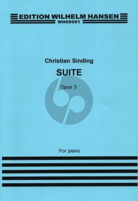 Sinding Suite Op. 3 Piano solo