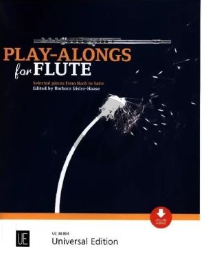 Album Play-Alongs for Flute - 21 selected pieces from Bach to Satie for Flute-Piano Book with Audio Online (arr. Barbara Gisler-Haase)