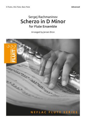Rachmaninoff Scherzo d-minor 6 Flutes-Alto Flute-Bass Flute