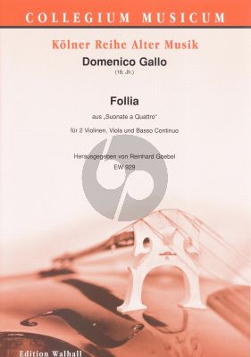 Follia (aus Suonate a Quattro) 2 Vi.-Va.-Bc.