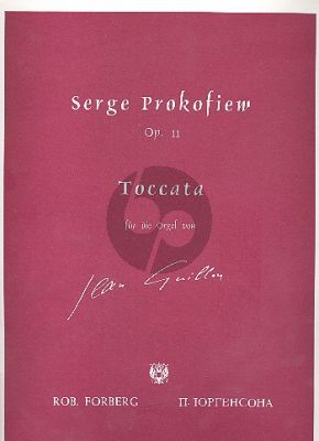 Prokofieff Toccata Op.11 (Guillou) Organ