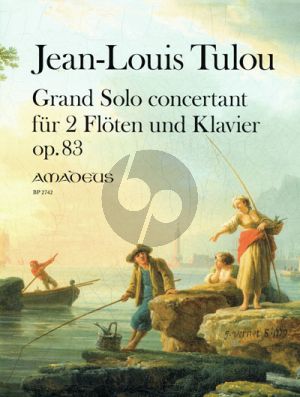 Tulou Grand Solo concertant Op. 83 2 Flöten-Klavier