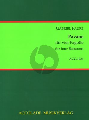 Faure Pavane 4 Fagotte (Partitur/Stimmen) (Guy du Cheyron)