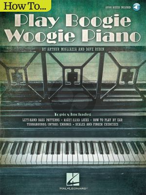 Migliazza-Rubin How to Play Boogie Woogie Piano (Book with Audio)