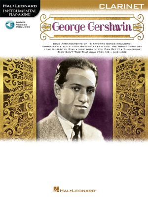 George Gershwin Instrumental Play-Along for Clarinet