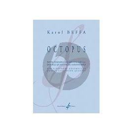 Beffa Octopus Double Saxophone Quartet (Score/Parts)