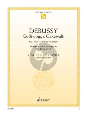 Debussy Golliwogg's Cakewalk (from Children's Corner) Viollin-Piano
