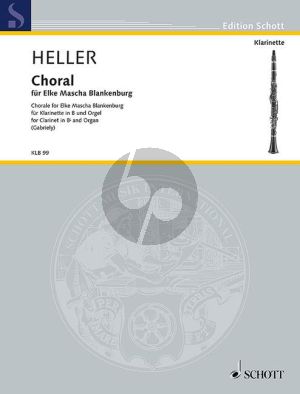 Heller Choral for Elke Mascha Blankenburg Clarinet[Bb] and Organ