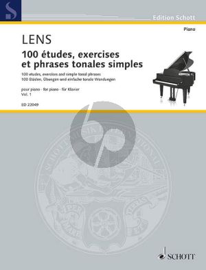 Lens 100 Etudes, Exercises and simple Tonal Phrases Vol.1 (No.1-50)