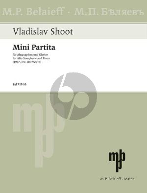 Shoot  Mini Partita for Alto Saxophone and Piano