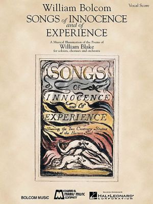 Bolcom Songs of Innocence and of Experience Vocal Score