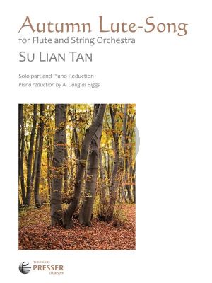 Tan Autumn Lute-Song for Flute and Orchestra (piano red.)