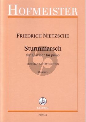 Nietzsche Sturmmarsch Des-dur Klavier