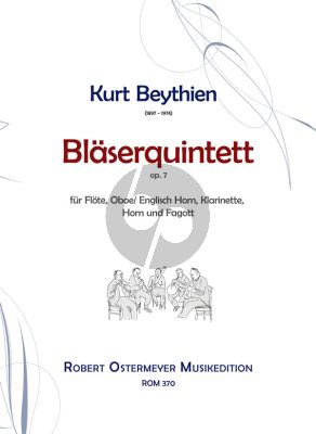 Beythien  Quintet Op.7 Flute-Oboe-Clar.-Horn-Bassoon (Score/Parts)