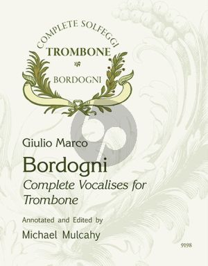Bordogni Complete Vocalises for Trombone