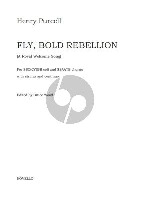 Purcell  Fly, Bold Rebellion SSAATB-SSAATB-Strings-Bc Score