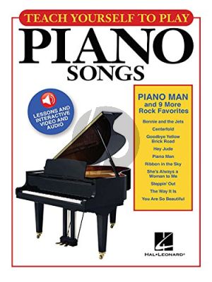 Teach Yourself to Play Piano Songs “Piano Man” & 9 Rock Favorites