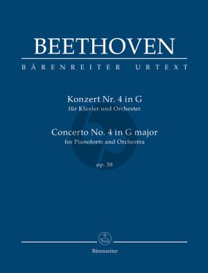 Beethoven Concerto No.4 G-major Op.58 Pianoforte and Orchestra Study Score