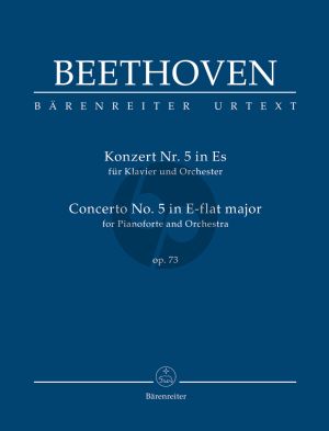 Beethoven Concerto No.5 E-flat major Op.73 Pianoforte and Orchestra Study Score