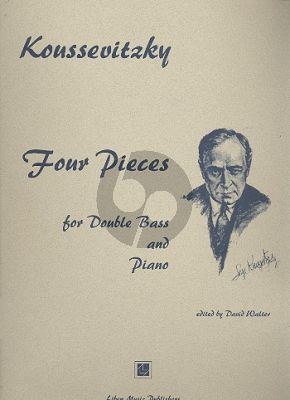 Koussevitzky 4 Pieces Op.1 Double Bass (Orchestra Tuning-Piano)