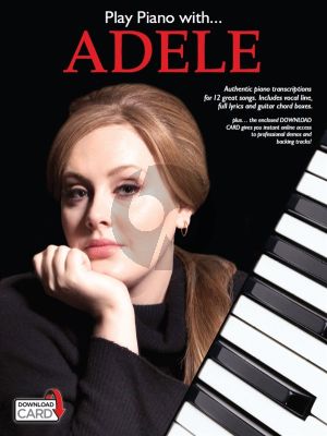 Play Piano with Adele Piano-Vocal-Guitar (with Audio online)