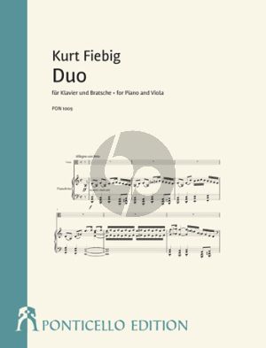 Fiebig Duo für Klavier und Bratsche (ed. Claus Woschenko)