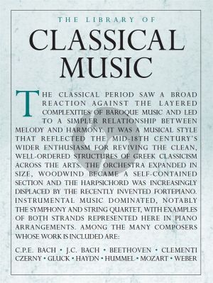 The Library Of Classical Music for Piano